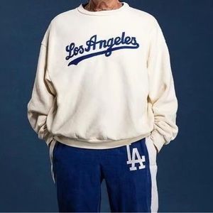 MADHAPPY X LOS ANGELES DODGERS EMBROIDERED CREWNECK SIZE XS